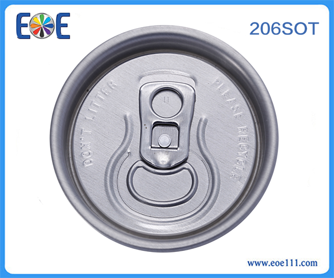 206#SOT种子易开盖：适用于各种饮料，如: 果汁，碳酸饮料，功能饮料，啤酒等。